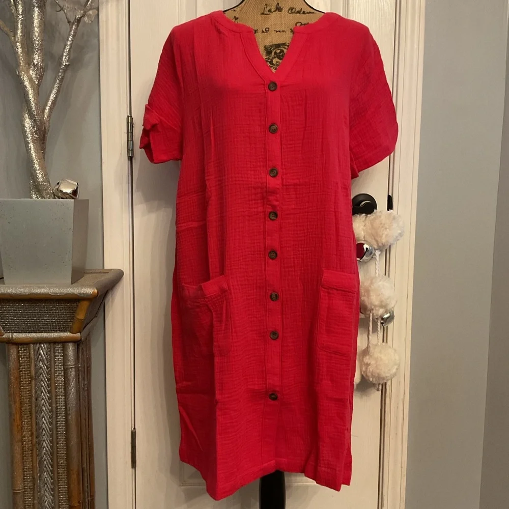 Casual Crinkle Dress - Picture 5 of 8